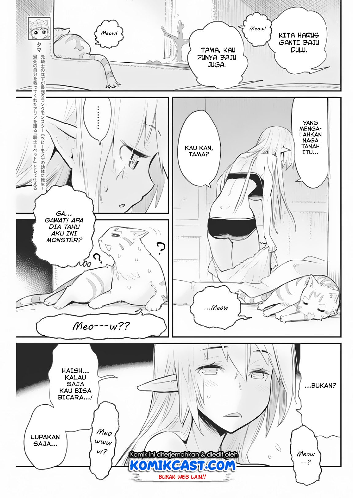 S-Rank Monster no Behemoth Dakedo, Neko to Machigawarete Erufu Musume no Kishi (Pet) Toshite Kurashitemasu Chapter 18 Gambar 4